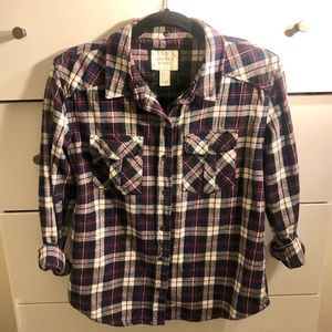 Forever 21 - Purple Flannel Shirt